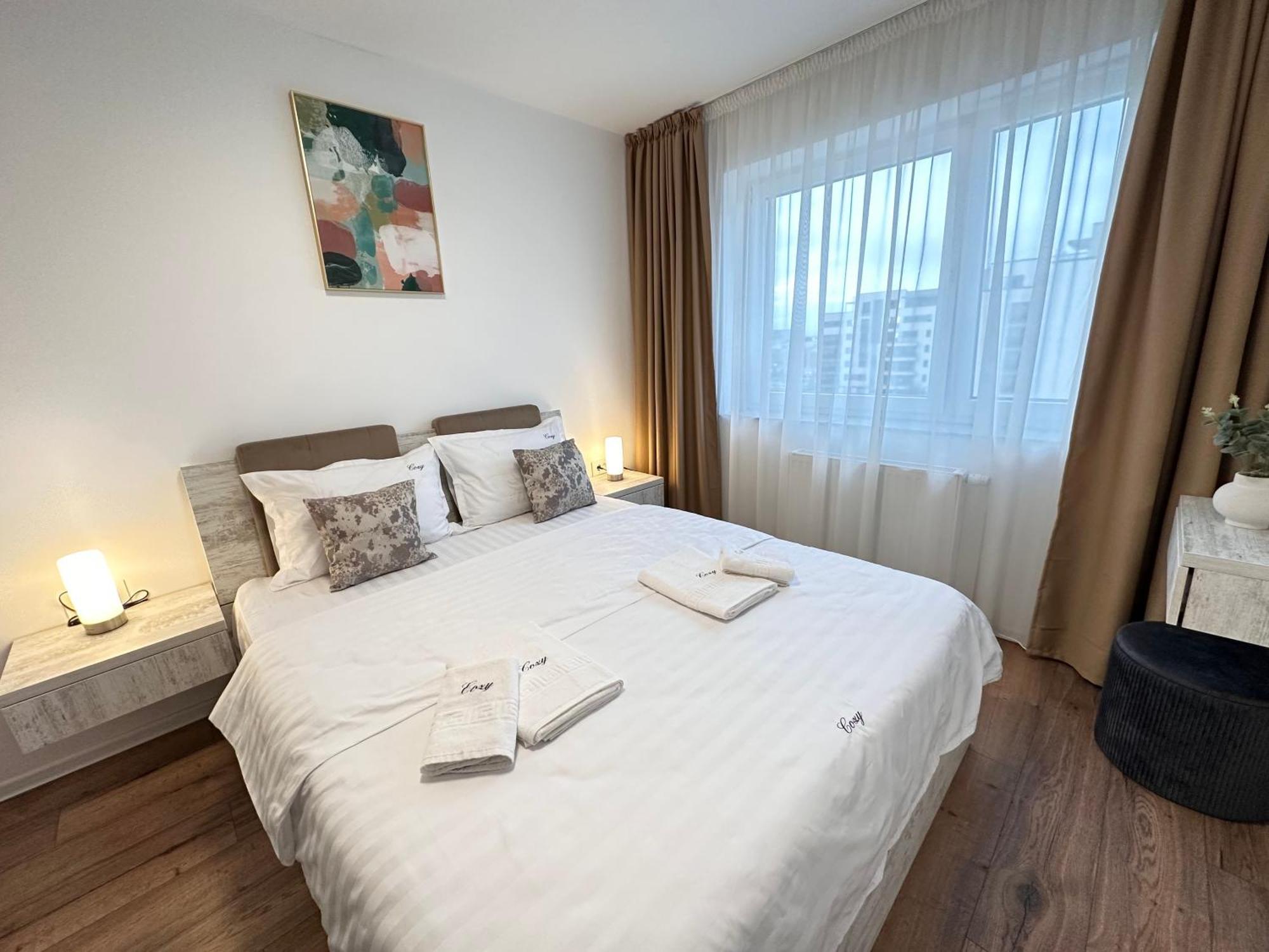 Deluxe Cozy Apartments - Coresi Mall #Brasov Bagian luar foto